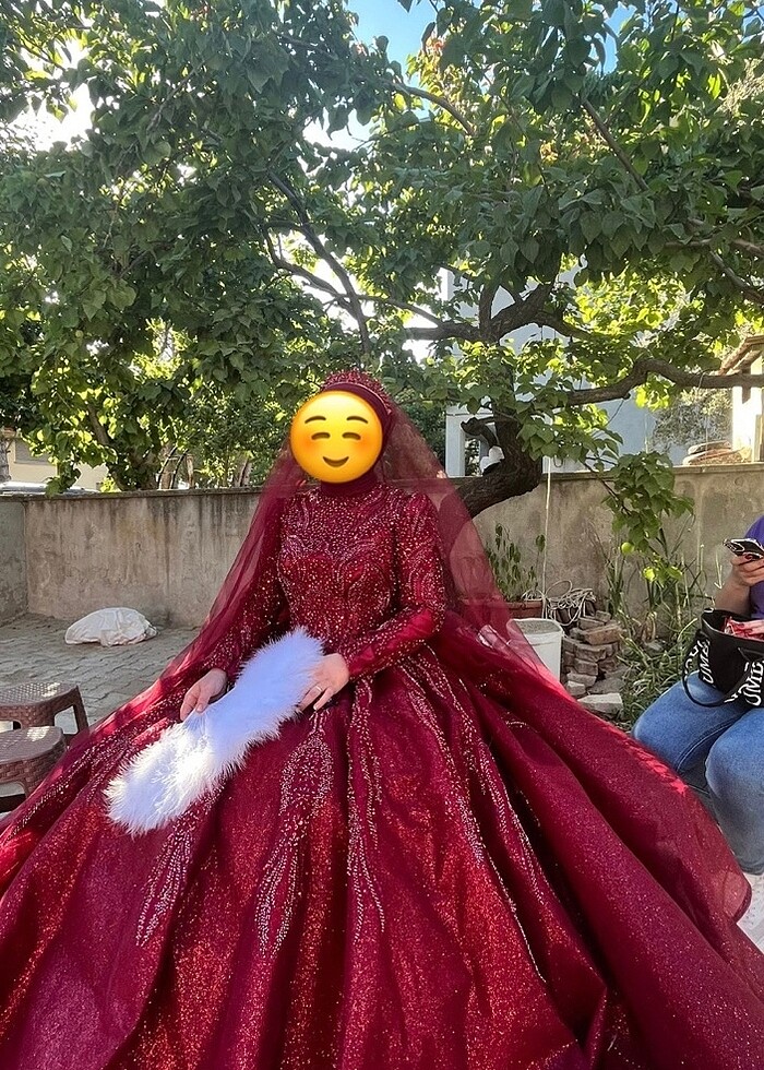 Tesettür kına elbisesi - Görsel 2