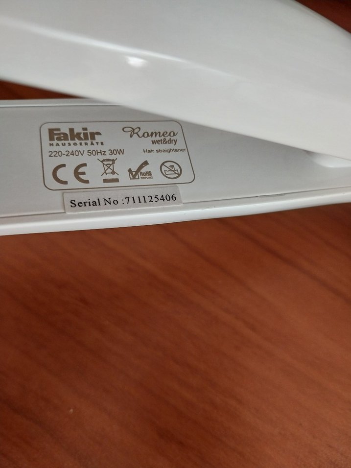 Beyaz Saç Düzleştirici - Görsel 2