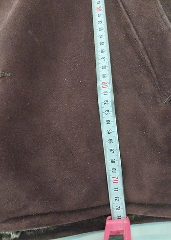 Düğmeli Kahverengi Süet Erkek Kaban - Görsel 6