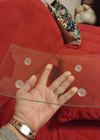 Cam sunum tabağı - Görsel 5