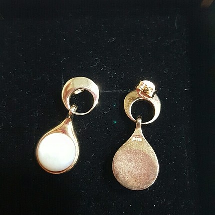 rose gold gümüş küpe