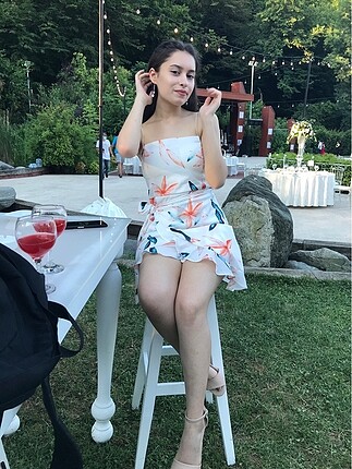 s Beden Kısa Elbise