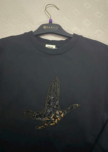 Kadın Siyah Uzun Kollu Salaş Tunik - Görsel 3