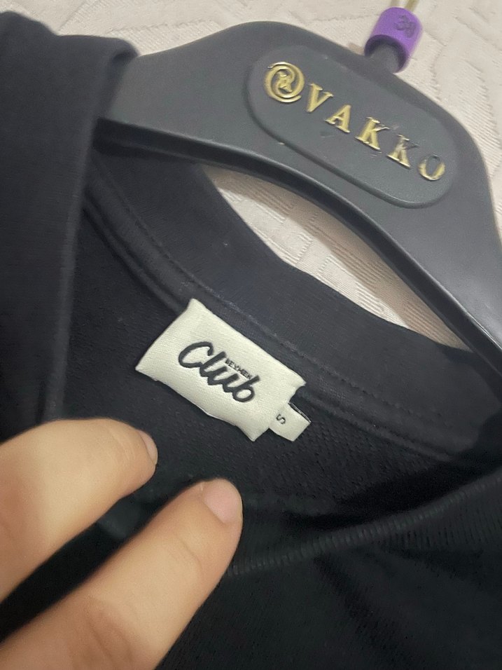 Kadın Siyah Uzun Kollu Salaş Tunik - Görsel 2