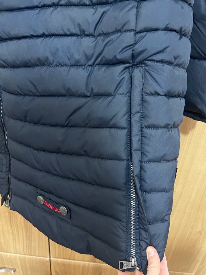 Kadın Koyu Mavi Midi Kışlık Mont - Görsel 5