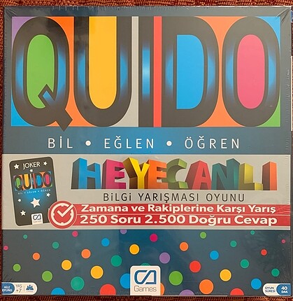 QUIDO Bilgi Yarışması Oyunu.