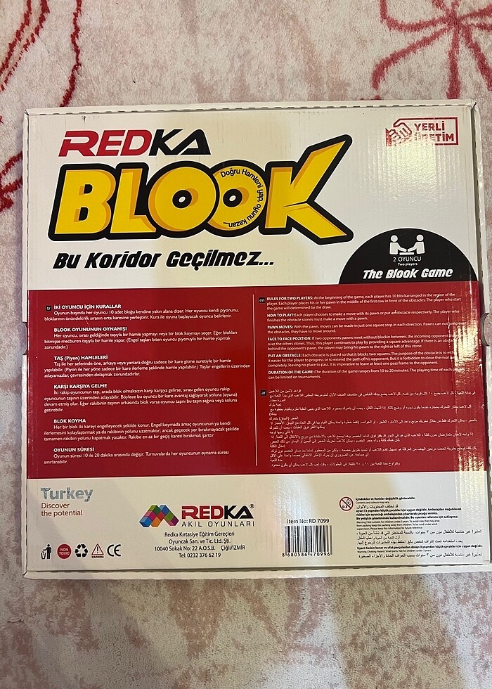 REDKA BLOOK Koridor Kutu Oyunu. - Görsel 2