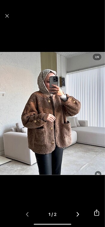 Peluş mont