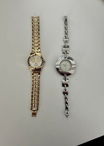 Zincir Detaylı Kadın Altın Saat - Görsel 2