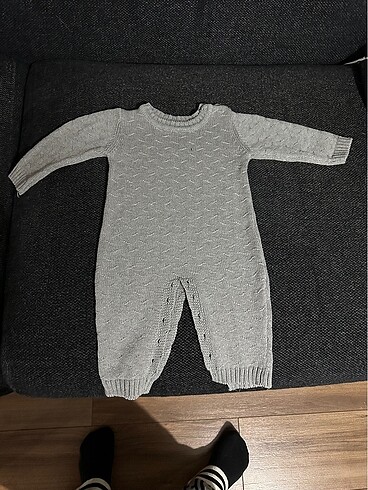 6 Ay Beden çeşitli Renk Üçlü triko bebek tulumu