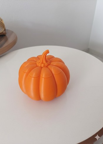 Turuncu Kabak Şekilli dekor kutu - Görsel 2