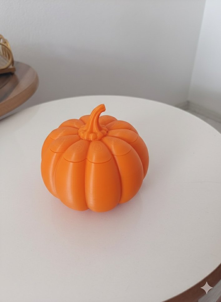 Turuncu Kabak Şekilli dekor kutu - Görsel 2