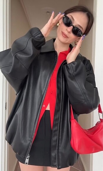 Zara erkek deri ceket