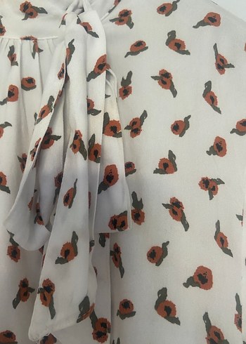 Bohem Uzun Kollu çiçekli Bluz - Görsel 3