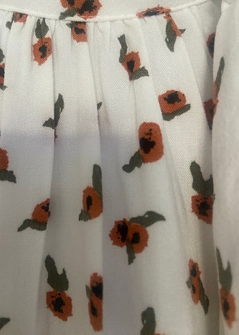 Bohem Uzun Kollu çiçekli Bluz - Görsel 5