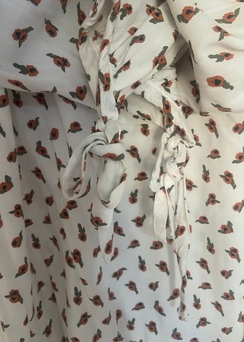 Bohem Uzun Kollu çiçekli Bluz - Görsel 4