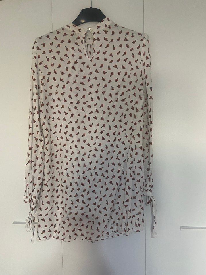 Bohem Uzun Kollu çiçekli Bluz - Görsel 2