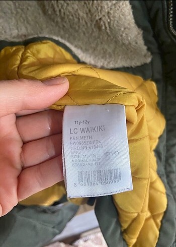 Erkek Çocuk Haki Kamuflaj Düğmeli Mont - Görsel 4