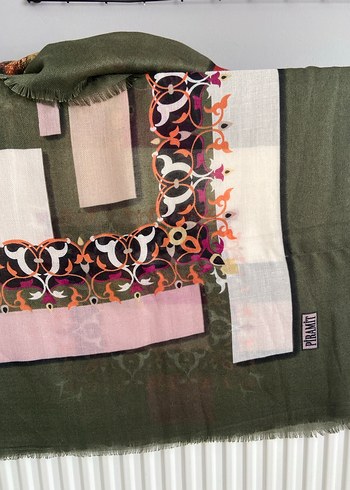 Bohem Renkli Kadın Eşarp 2tane - Görsel 4