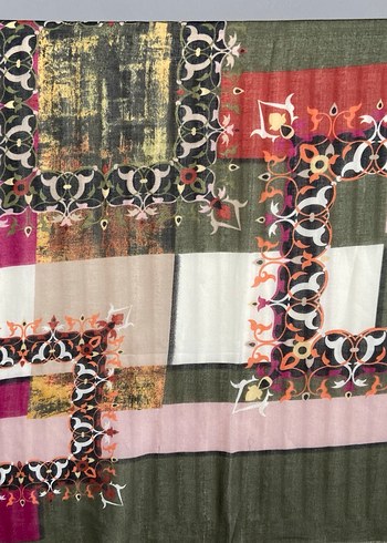 Bohem Renkli Kadın Eşarp 2tane - Görsel 5