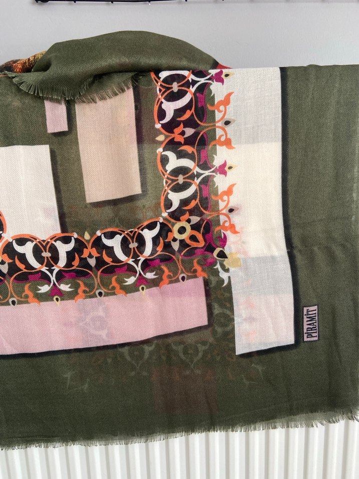 Bohem  Renkli Kadın Eşarp  2tane - Görsel 4