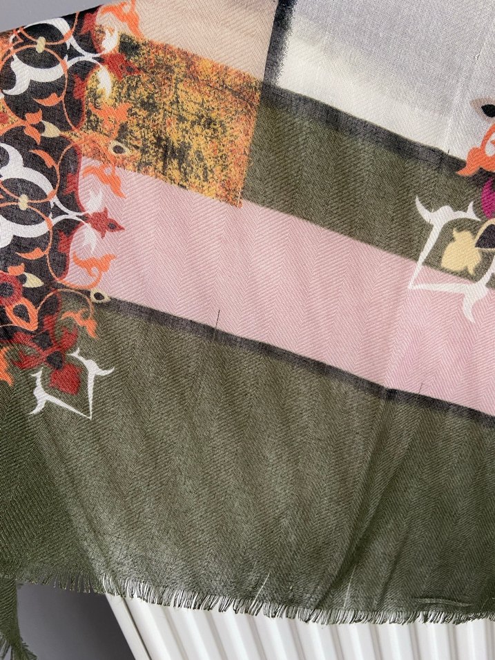 Bohem  Renkli Kadın Eşarp  2tane - Görsel 3