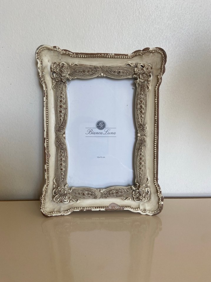 Beyaz Vintage Dekoratif Çerçeveler - Görsel 2