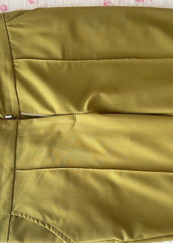 Kadın Haki Kumaş Pantolon - Görsel 8