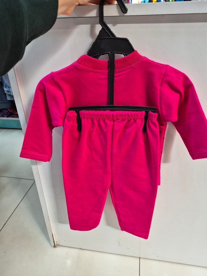 Renkli Baskılı Kız Bebek Takımı - Görsel 2