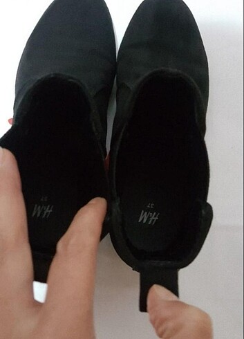 37 Beden siyah Renk H&M#süet bot#