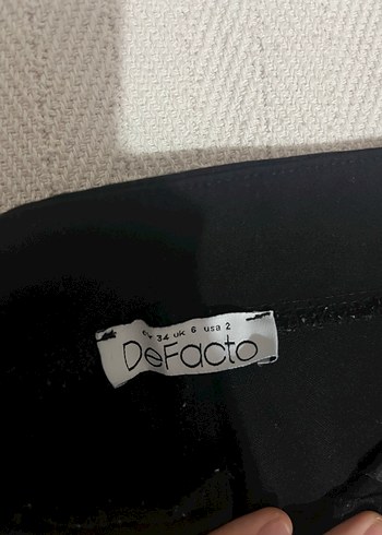 Kadın Siyah  Regular Fit Pantolon - Görsel 4