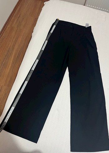 Kadın Siyah  Regular Fit Pantolon - Görsel 2