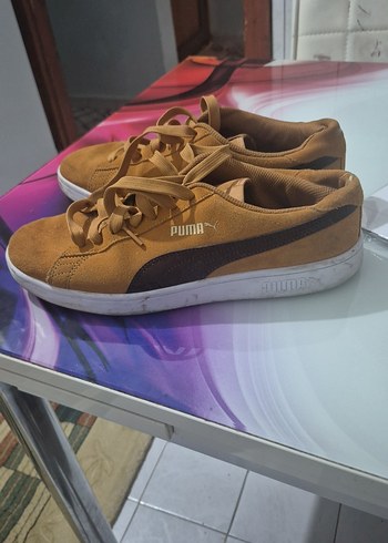 Kahverengi Süet  Spor Ayakkabı - Görsel 2