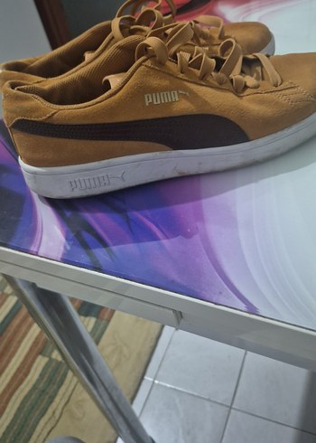 Kahverengi Süet  Spor Ayakkabı - Görsel 4