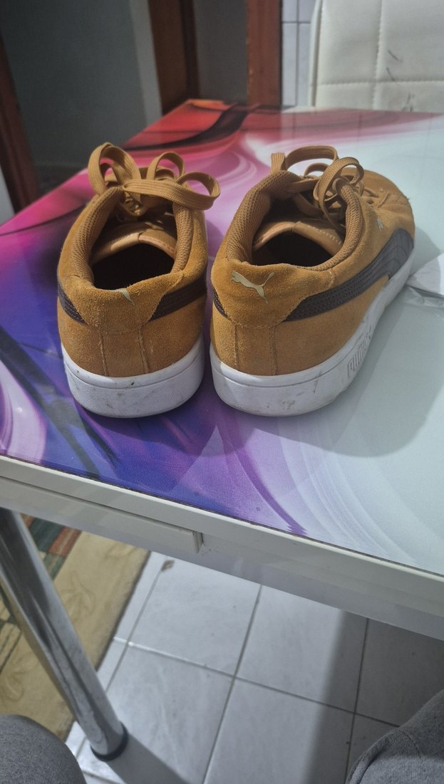 Kahverengi Süet  Spor Ayakkabı - Görsel 3