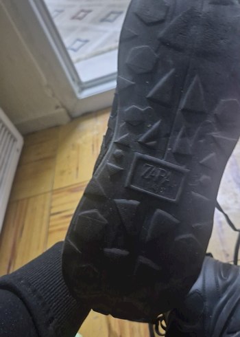 Siyah Goth Tarzı Erkek Ayakkabı Bağcıkları - Görsel 7