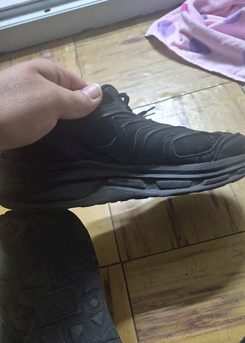 Siyah Goth Tarzı Erkek Ayakkabı Bağcıkları - Görsel 4