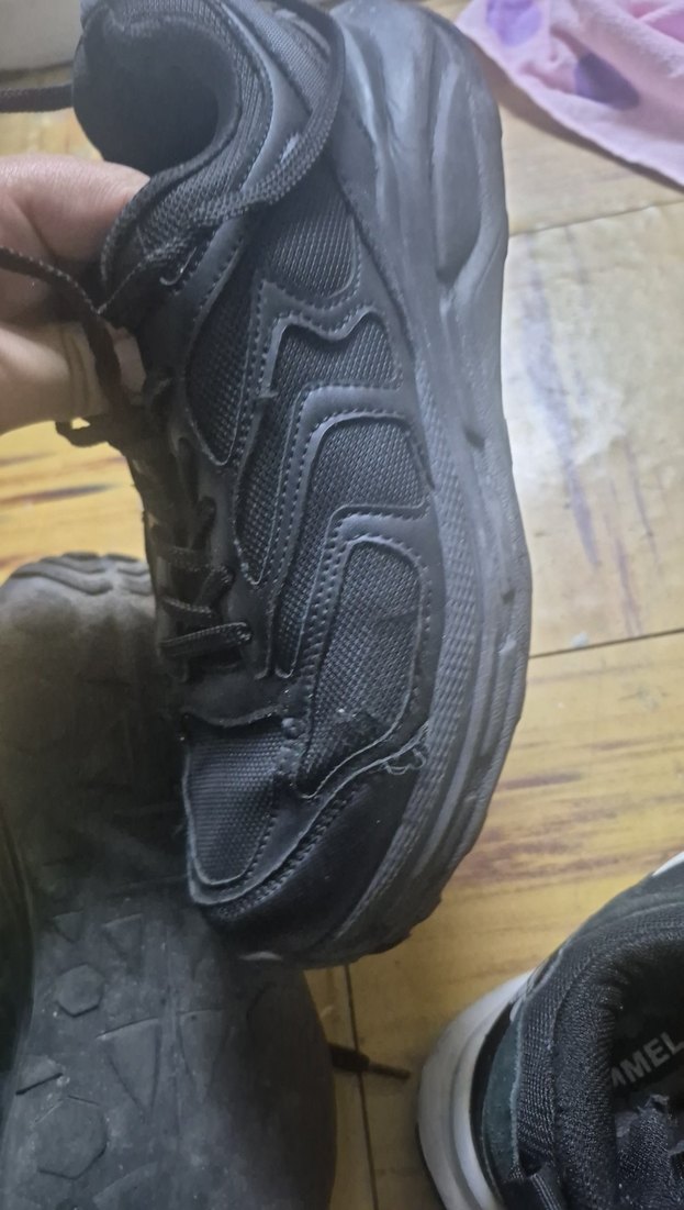 Siyah Goth Tarzı Erkek Ayakkabı Bağcıkları - Görsel 5