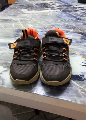 Turuncu Gri Erkek Çocuk Spor Ayakkabı