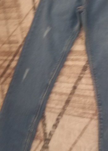 26 Beden Mavi Regular Fit Kadın Denim Pantolon