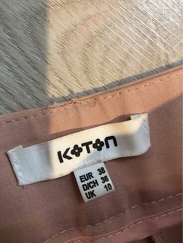 38 Beden Koton pembe pantolon