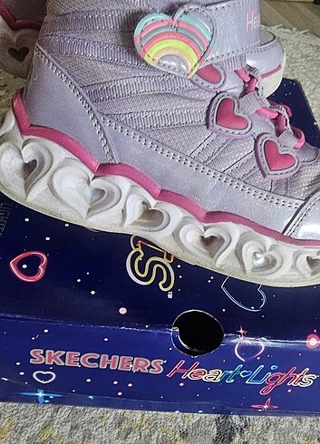 27 Beden mor Renk ORİJİNAL SKECHERS KIZ ÇOCUK BOT