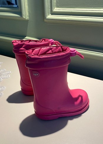 İGOR Kız Çocuk Pembe Lastik Bot