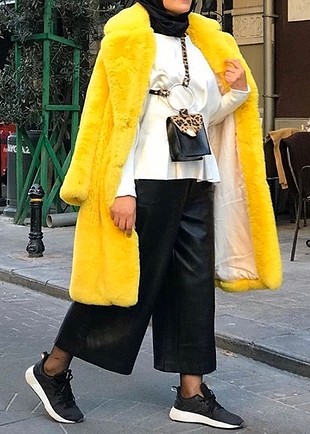 Mango Sarı Kürk