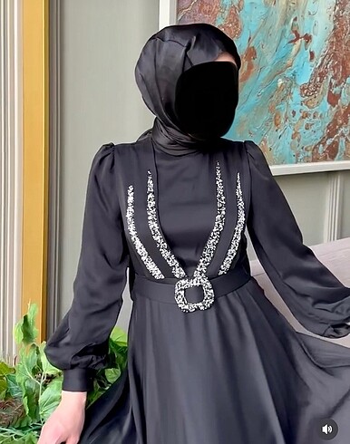 Tesettür abiye elbise