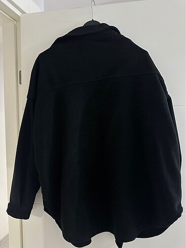 Diğer Siyah yumuşak oversize gömlek
