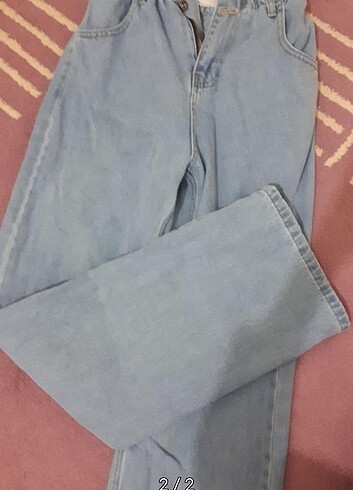 m Beden mavi Renk Lamelif Jean