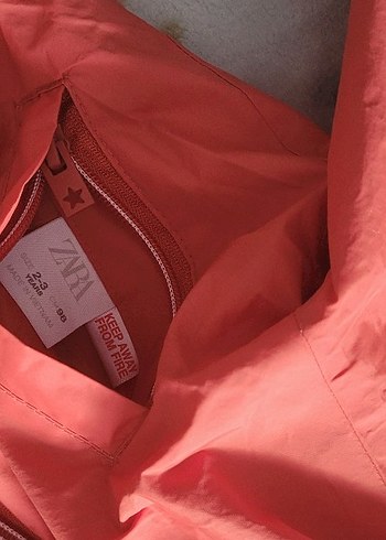 24-36 Ay Beden Zara çocuk çift taraflı yağmurluk
