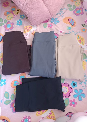 Yüksek bel fitilli tayt - Görsel 2