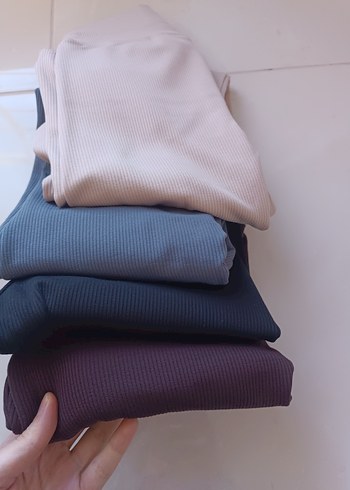 Yüksel bel fitilli tayt - Görsel 3